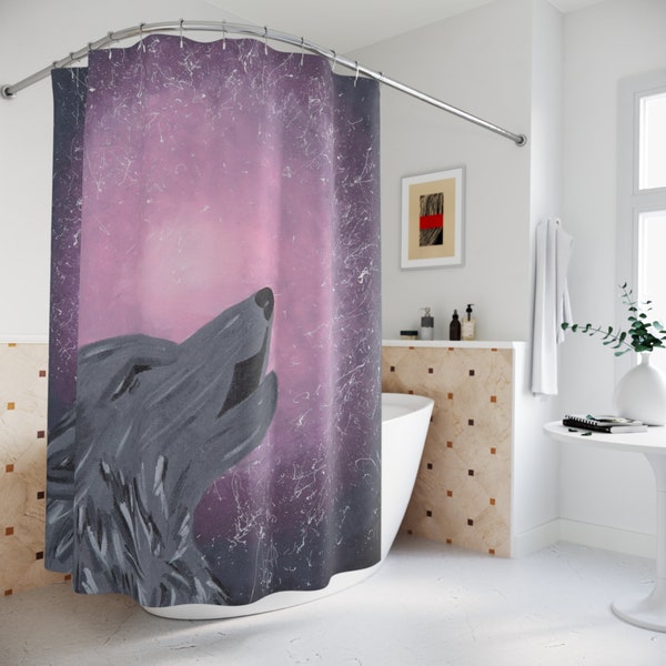 Celestial Howl Shower Curtain | Exclusive by Lauren Elaine