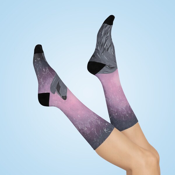 Starry Howl Socks | Exclusive by Lauren Elaine | Cushioned Crew Socks