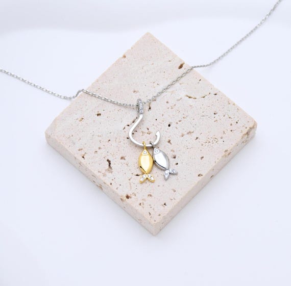Dainty Fishing Hook Necklace Fishing Gifts for Her Fishing Jewelry Fish Hook Necklace Bestie Sea Jewelry Dainty Fish Necklace Etsy Canada