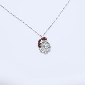 Dainty Christmas Necklace • Christmas Day Necklace • Cubic Zirconia • Necklace for Christmas • Christmas Gift • Xmas Necklace