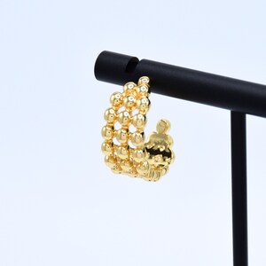 Dainty Hoop Earrings, Gold Hoops, Chunky Hoop Earrings, Minimalist Gold Earrings, Chunky Gold Earrings