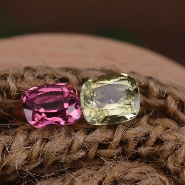 1.68 carat, Tourmaline, Reverse pair