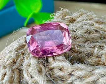 Pink Tourmaline Gemstone 1.42 Ct: Untreated Ring Stone