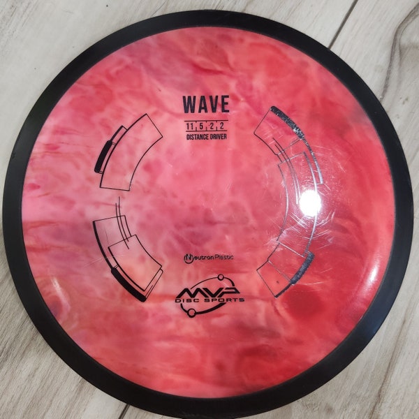 Lightly Used MVP Wave - Plasma Plastic - 174g - Disc Golf Disc Dye