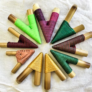 Sacred Snuff Container, Handmade Brazilian Craft, Original Rapeh Tool,  Healing