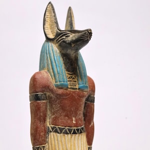 Anubis god Egyptian Sculpture Statue Egypt Handmade Stone Antique Decor Replica