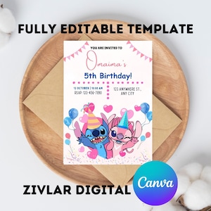 Modèle d'invitation d'anniversaire modifiable de point, invitations de fête d'anniversaire imprimables, invitation numérique de fête d'enfants, invitation numérique de carte d'anniversaire