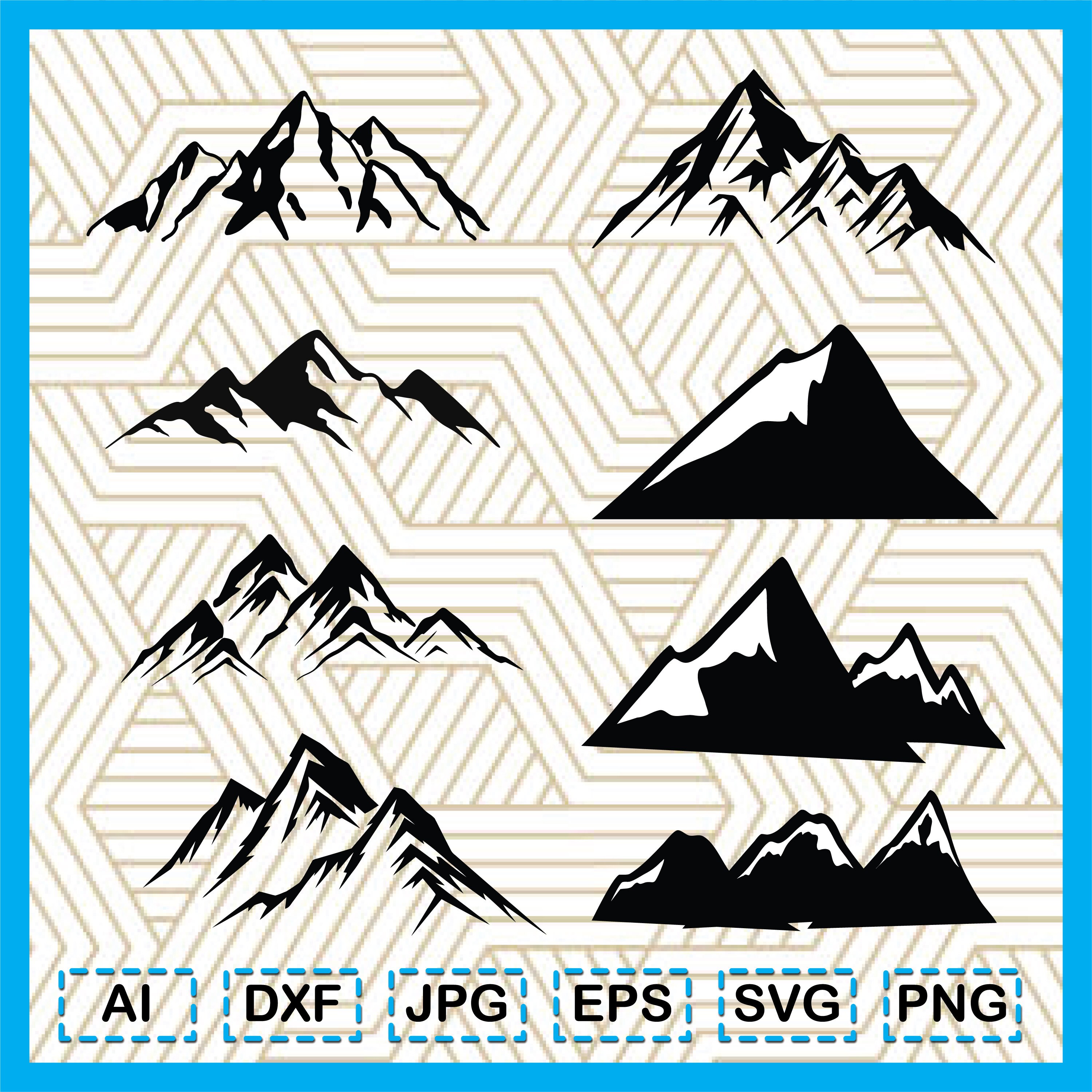 Mountain SVG Mountain SVG File Advanture Svg Mountain Cut Files ...