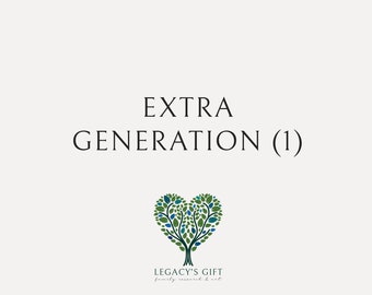 Add a Generation to Existing Family Tree Art