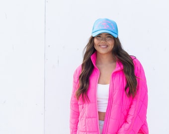 Malibu Surf Club Trucker Hat, Summer Trucker Hat, Beach Trucker Hat, Beach Vacation, Lake Days, Beach Days, Beach Outfit, Beach Trucker Hat