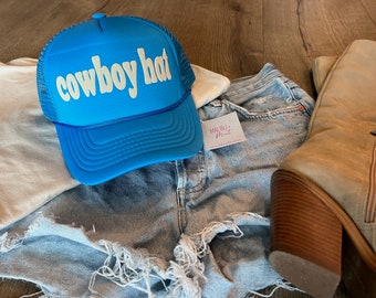 cowboy hat Country Concert Trucker Hat, Country Cowboy Hat, Country Music Outfit, Country Concert Outfit, Women's Trucker Hat, Morgan Wallen