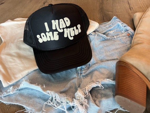 I Had Some Help Country Concert Trucker Hat, Cowboy Hat, Country Cowboy Hat, Country Music Outfit, Morgan Wallen Hat, Women's Trucker Hat
