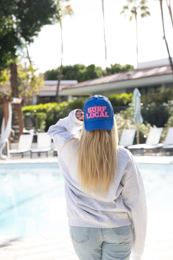 Surf Local Trucker Hat, Summer Trucker Hat, Beach Trucker  display picture 2