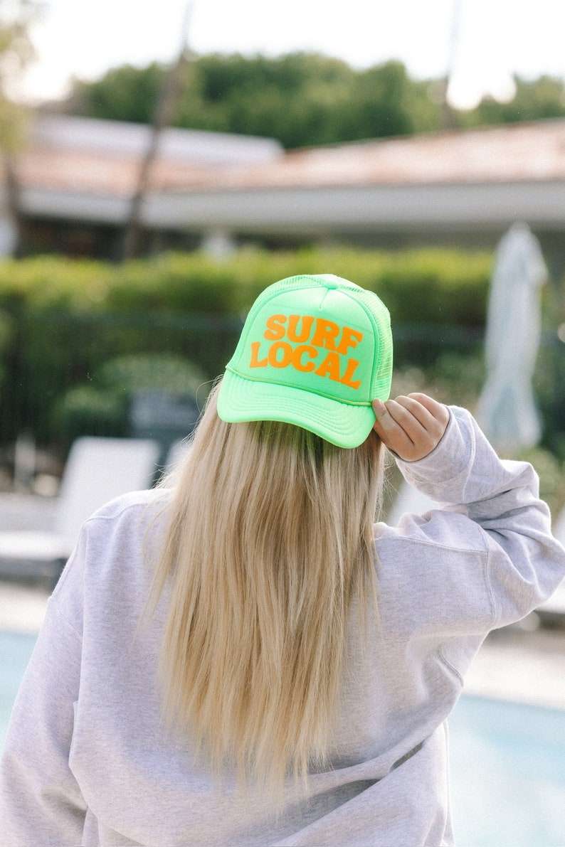 Local Beach San Diego LFGSD Trucker Hat Brown