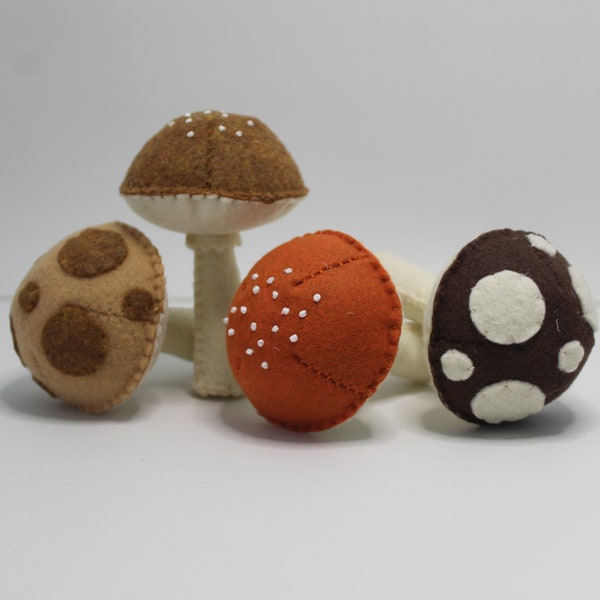 Template, Felt Food Template, Felt Food Pattern, Mushroom Template, Play Kitchen, Pretend Play, Play Food