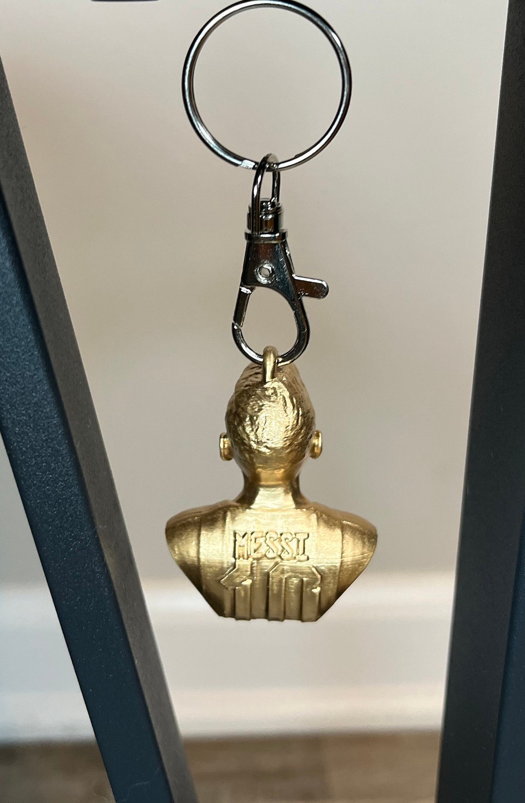 Leo Messi Keychain - Soccer Legend Bust, 2-inch - Etsy