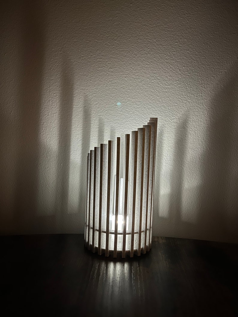 Geometric Tealight Candle Holder With LED Timer Candle Etsy