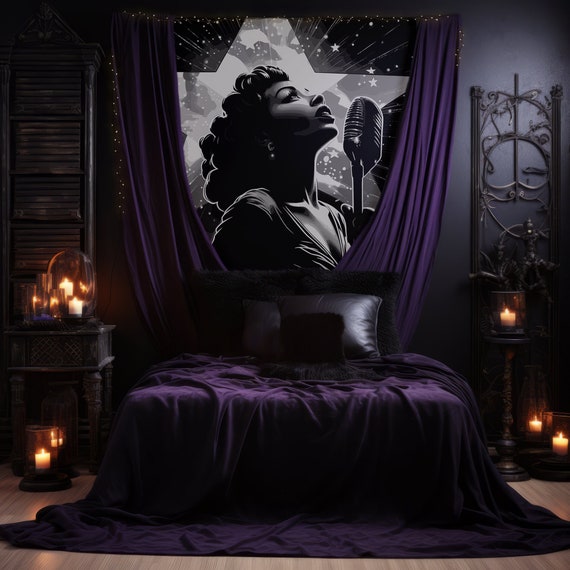 Stardom s Spotlight Aesthetic Tapestry of a Talented Soul Spiritual Wall Hanging Art Home and Studio Decoration Elegance Memorable Gift Etsy