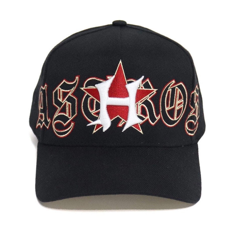 REMASTER HOUSTON ASTROS Casquette Snapback Personnalisee Noir Etsy France