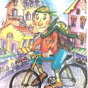 Caricatura personalizada hecha a pedido, para regalo