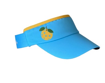 Pickleball Lemon Visor, Wicking Sun Protection, Sports Gift