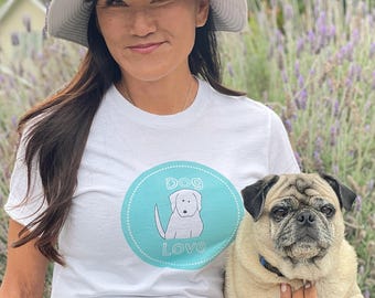 Dog Love T-Shirt, Unisex Bella Canvas Tee, Dog Mom Gift
