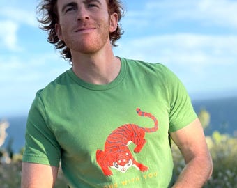 Zen Tiger Graphic Tee, Bella Canvas Unisex T-Shirt