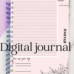 Digitales Journal / Planer für jede Zeit, die du brauchst, um deine erstaunlichen Gedanken zu schreiben