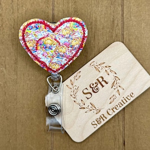 Vintage Rainbow Brite ID Badge Reel