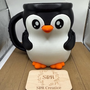 Penguin Ice Cream Pint Holder - Pebbles the Penguin