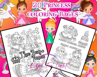 Enchanting Adventures: Princess Coloring Books - Where Dreams Come to Life