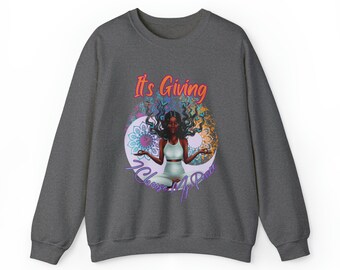 I Choose My Peace Crewneck Sweatshirt (Black Queen)