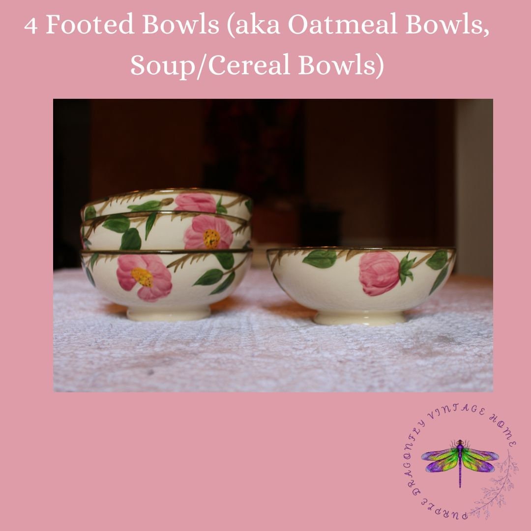 フランシスカン　デザートローズ　ビンテージ　6点セット Franciscan Desert Rose Starter Set: Vintage USA Dinnerware