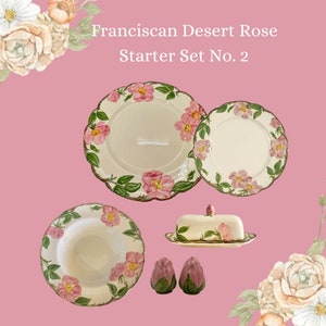 Franciscan Desert Rose *Starter Set No.2 * U.S.A *15 Pieces *Free Shipping