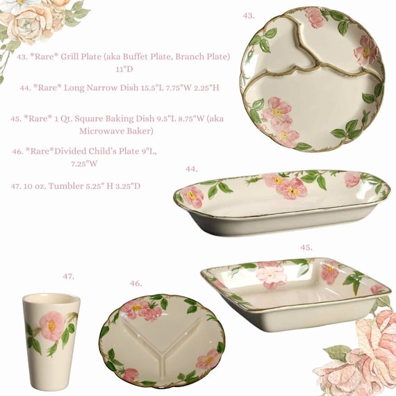 フランシスカン　デザートローズ　ビンテージ　6点セット 2025年最新】フランシスカン 食器の人気アイテム - メルカリ