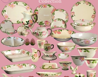 Franciscan Desert Rose Collection *Made in U.S.A. * Large Collection of Vintage Dinnerware* Free Shipping
