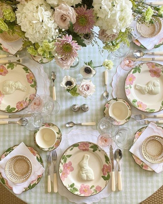 フランシスカン　デザートローズ　ビンテージ　6点セット Franciscan Desert Rose Starter Set: Vintage USA Dinnerware