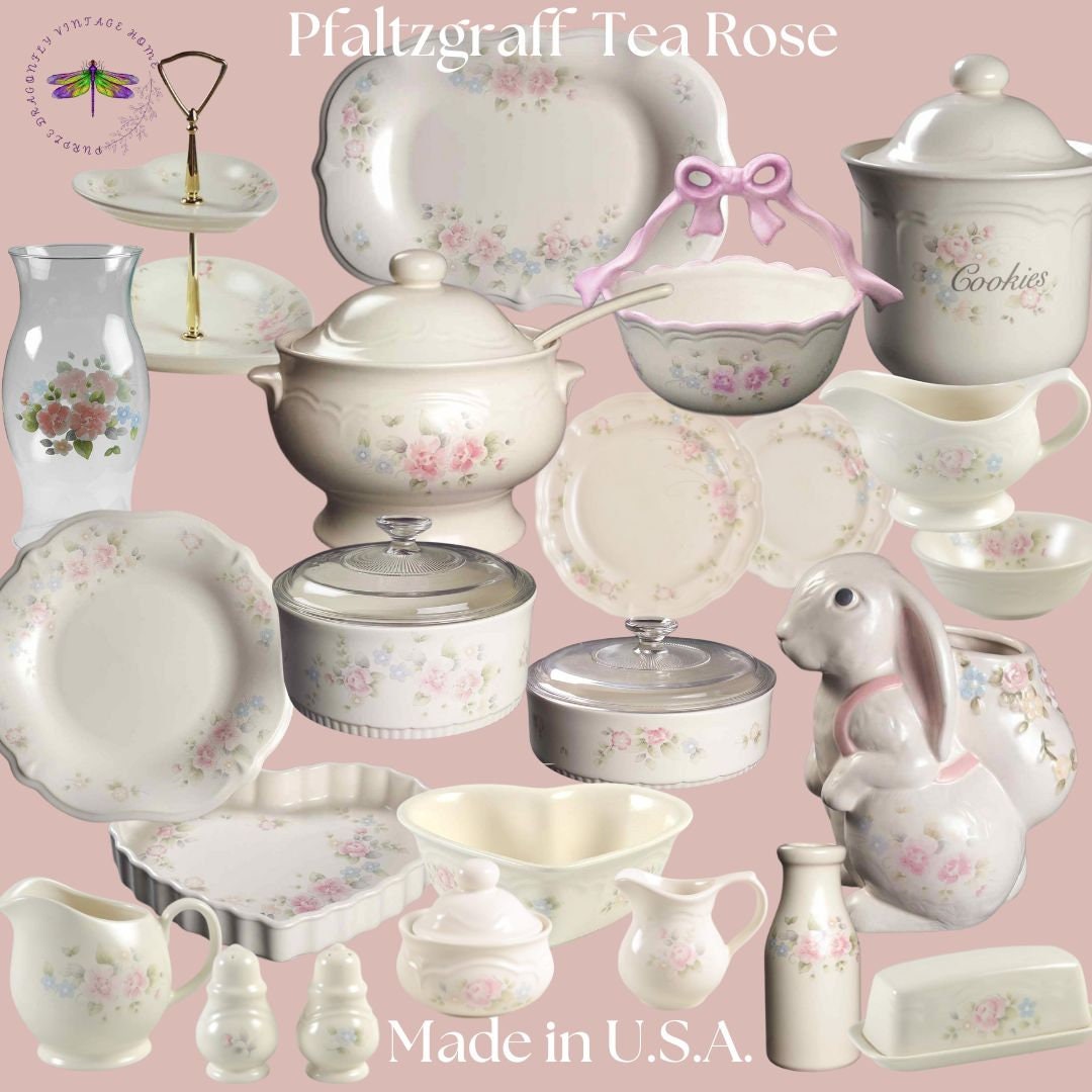 Pfaltzgraff Tea Rose Salad Plate