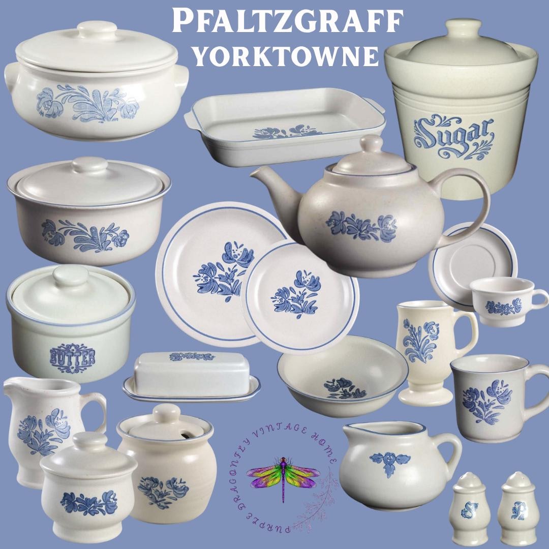 Vintage Pfaltzgraff Yorktowne Used Pfaltzgraff Dishes Vintage