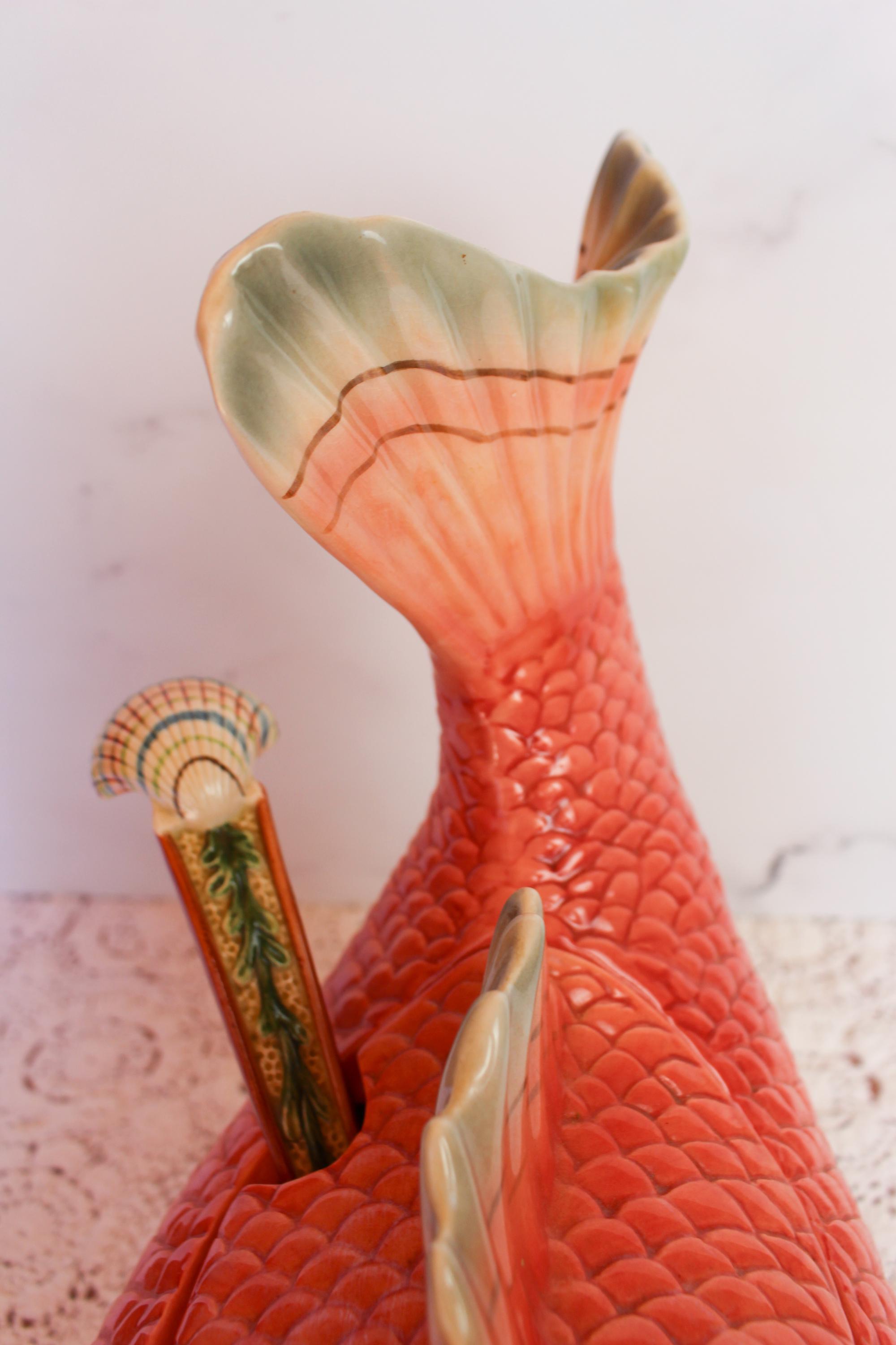 Vintage Fitz and Floyd Salmon Soup Tureen With Ladle - Etsy