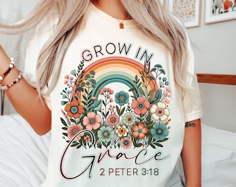 Christian T-Shirt Sublimation Design: Bible Verse PNG (Digital Printable)