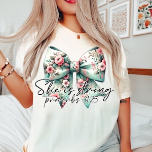 Christian Coquette Sublimation Design PNG T Shirt  Bow Sublimation Design Floral Png Spring PNG Worship PNG Easter Pn