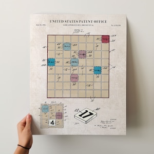 Printable Download: Scrabble Patent