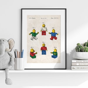 Toy Figure Patent Wall Art