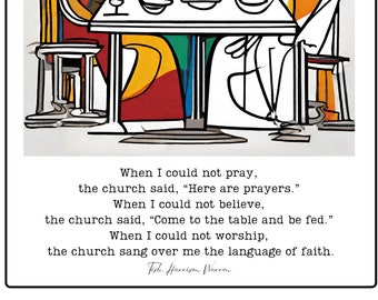 Being the Church | Tish Harrison Warren Quote Art