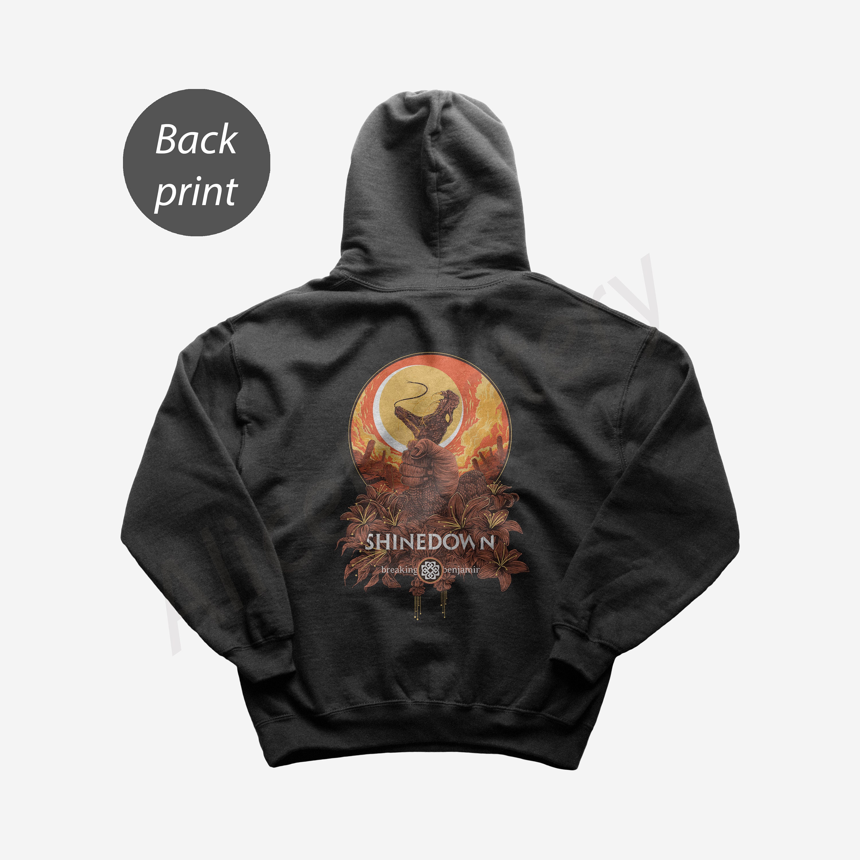 Shinedown Hoodie Breaking Benjamin Rock Band Hoodie Unisex Hoodie Etsy UK