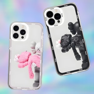 BEAR BRICK KAWS ROBOT BROWN iPhone 14 Plus Case Cover