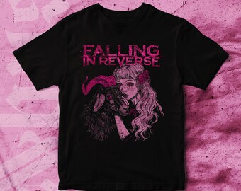 Falling in Reverse dark gothic t-shirt for men and women - streetwear - y2k - goth clothing - dark cloth