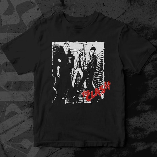The clash tshirt - the clash punk tee - retro punk tshirt - old punk tshirt - vintage punk band tshirt - for men and woman