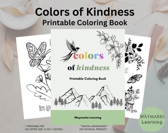 Colors of Kindness Printable Coloring Book